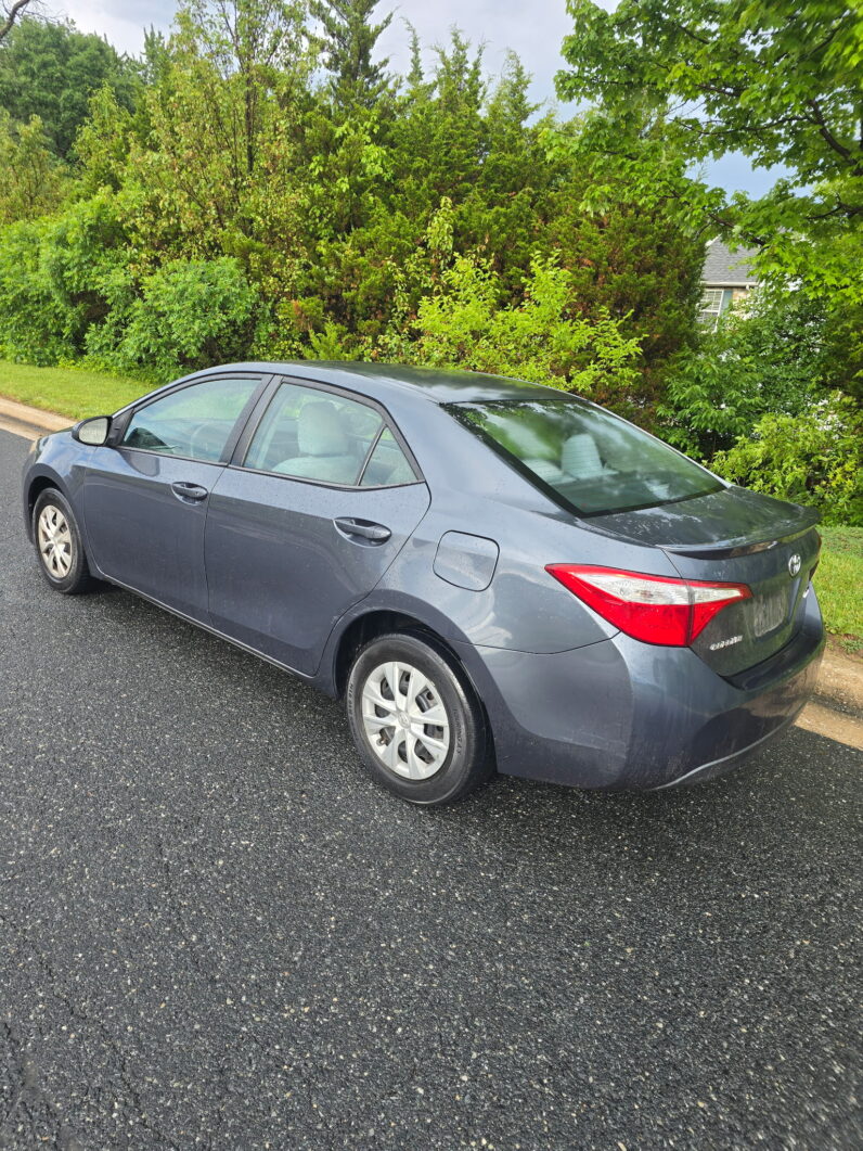 2014 Toyota corolla
