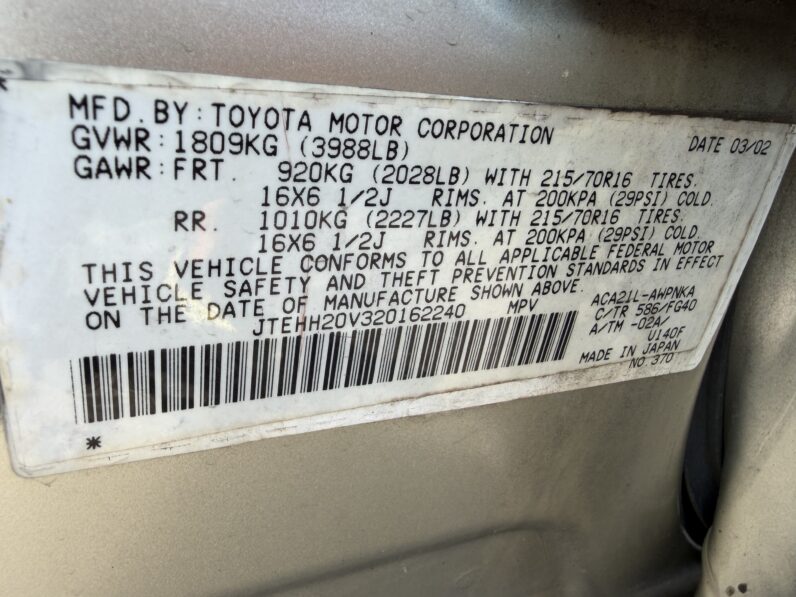 2002 Toyota Rav4