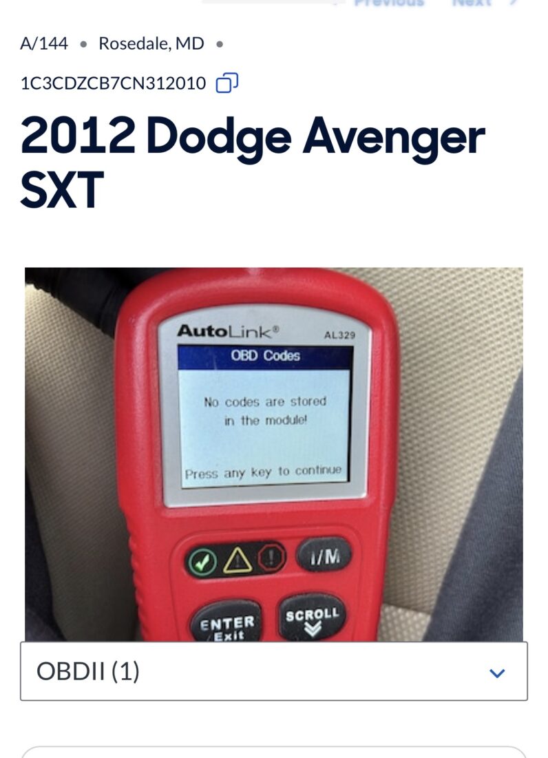 2012 Dodge Avenger