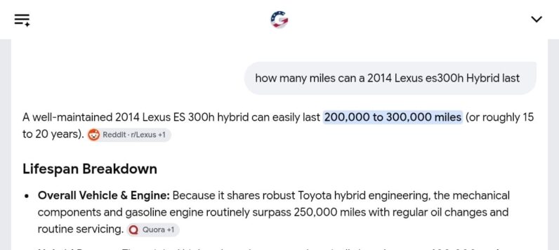 2014 Lexus ES300h