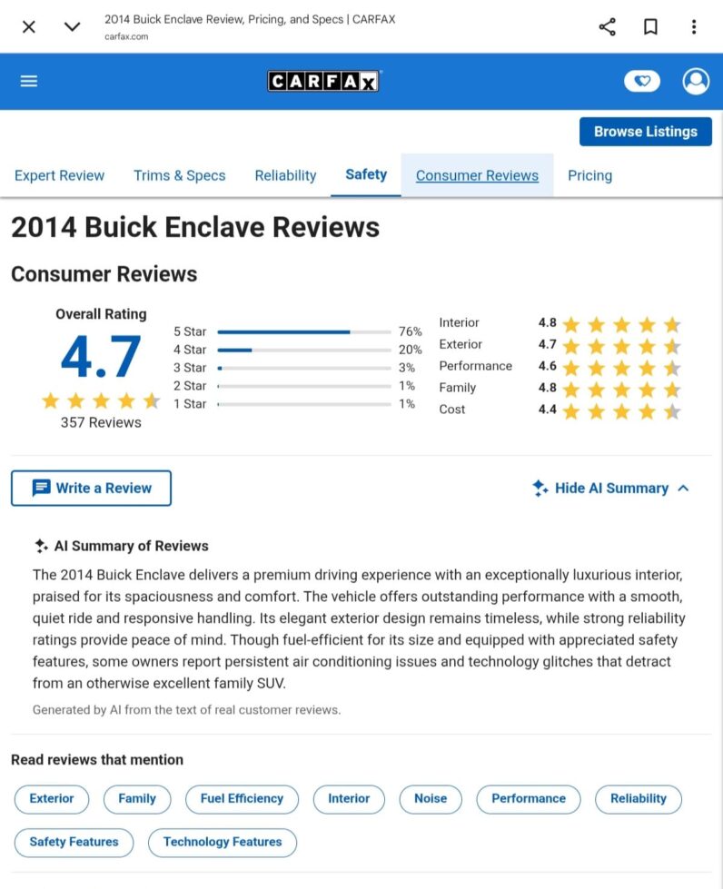 2014 Buick Enclave Premium